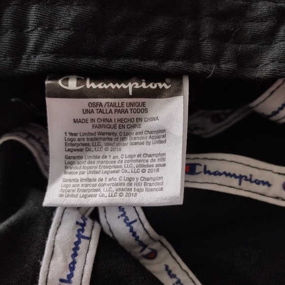 BLACK CHAMPION BASEBALL CAP - Picture 3 of 3